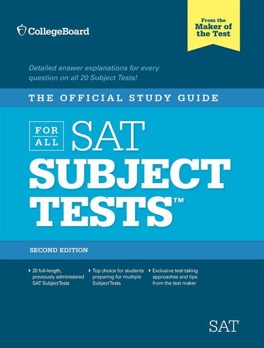 Libro The Official Study Guide For All Sat Subject Tests,