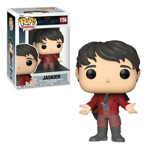¡Funko Pop! Televisión: The Witcher - Jaskier (traje rojo)