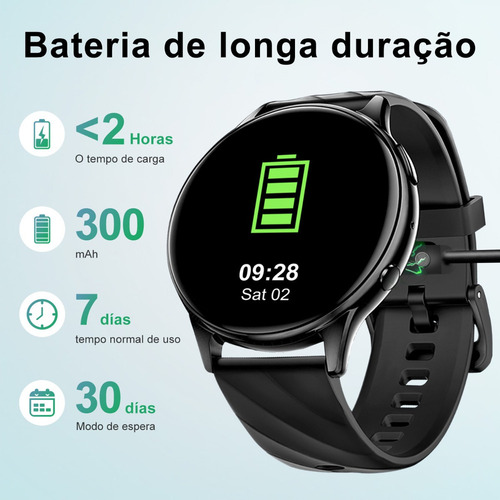 Smartwatch Gw5 Bluetooth Chamada Ip68 À Prova D'água Com Nfc