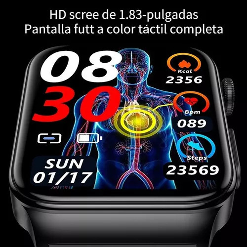 Reloj Inteligente De Glucosa En Sangre, Ecg, Presión Arteria