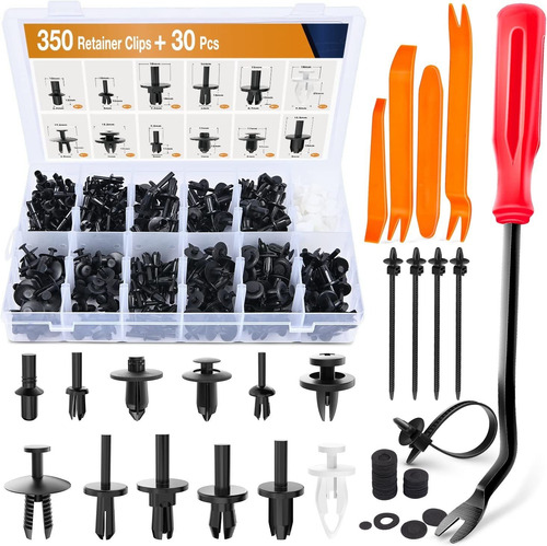 380 Pcs De Clips Universales Para Carroceria Con Extractor