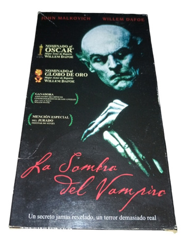 La Sombra Del Vampiro!! Vhs Clásico Original De Terror!! (Usado)