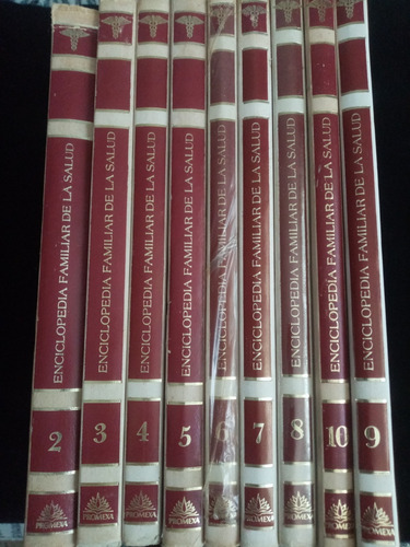 8 Libros Tomos Enciclopedia Familiar De La Salud Ed. Promexa (Usado)