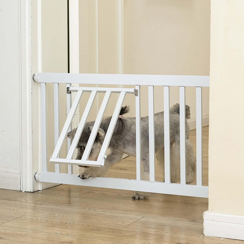 Dog Gate Pet Fence Divisor Divisor 90 A 96 Cm Con Puerta