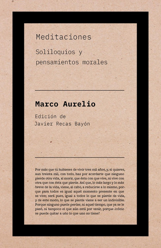 Meditaciones, de Aurélio, Marco. Editorial Biblioteca Nueva, tapa blanda en español, 2022