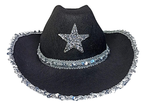 Sombrero De Vaquero Con Correa Ajustable Para La Barbilla,