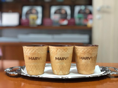 Imagem 3 de 3 de Casquinha Cup 130ml Cafes Marvi Cx 36 Copos