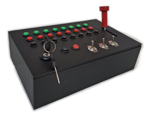 Button Box Painel Joystick 32 Funções Pc Usb Ets2 Ats Mod7