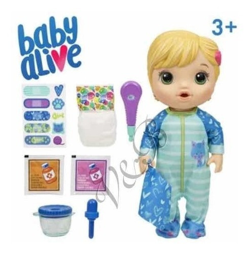 Muñeca Baby Alive Prepara Mi Medicina Hasbro Original