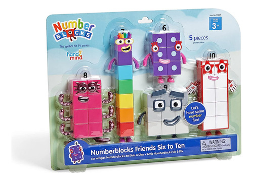 Hand2mind Numberblocks Friends De Seis A Diez, Figuras De Ju
