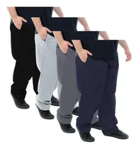 Comprar Kit 4x Pantalónes Deportivos Talle Especial Plus Size Básico