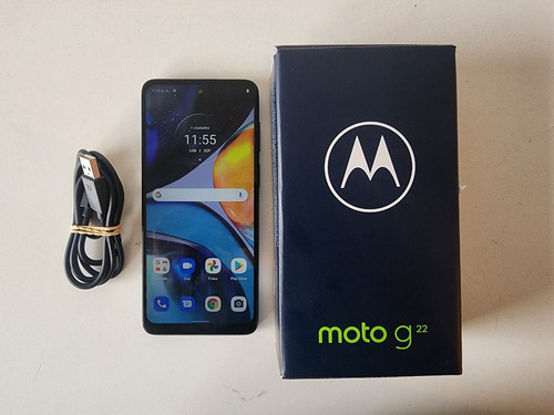 Imagen 1 de 8 de Motorola Moto G22 128 Gb Con Cable Y Caja - Leer Detalle