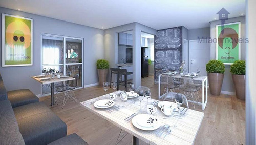 Imagem 4 de 12 de Apartamento Com 2 Dormitórios À Venda, 44 M² - Jardim Simus - Sorocaba/sp - Ap1482