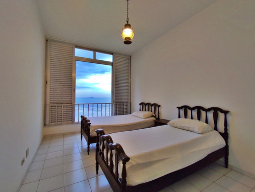 Imagem 7 de 21 de Apartamento Na Praia Frente Ao Mar Vista Para O Mar E Praia 4 Dormitórios 1 Vaga Pitangueiras Guarujá. - Ap1269