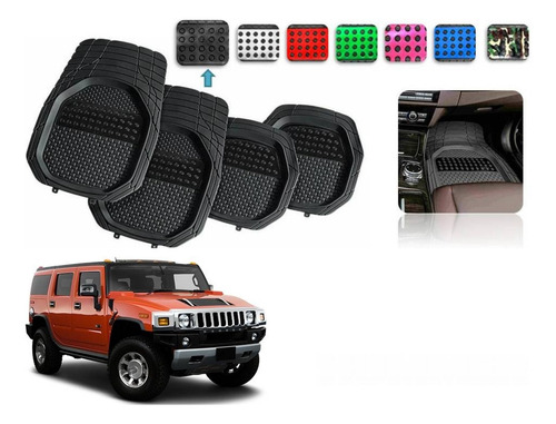 Tapetes Charola 4pz Color 3d Hummer H2 2003 - 2006 2007 2008