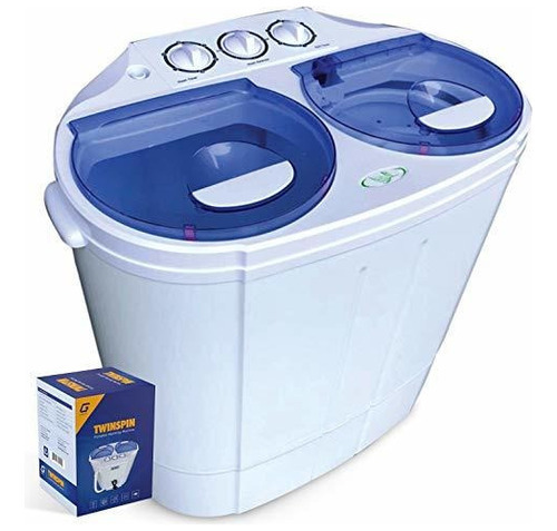 Lavadora Portatil Compacta - Garatic - Capacidad De 13 Lb Color Blanco