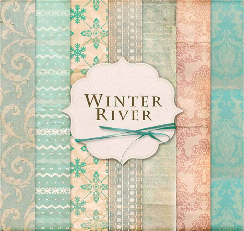 Kit De Papel Digital Shabby Chic Vintage Winter River