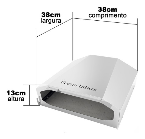 Imagem 6 de 6 de Forno Refratário Pizza 38x38 Com 1 Pedra