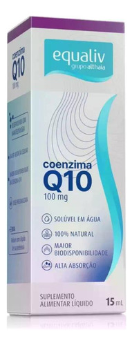 Kit Coenzima Q10 Líquido Equaliv Com 3 Caixas Com 15ml Cada