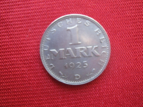 Alemania 1 Marco 1925 Plata 