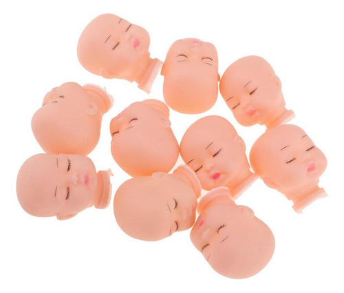 10pcs Linda Cabeza De Muñeca Durmiente Esculpir Mini