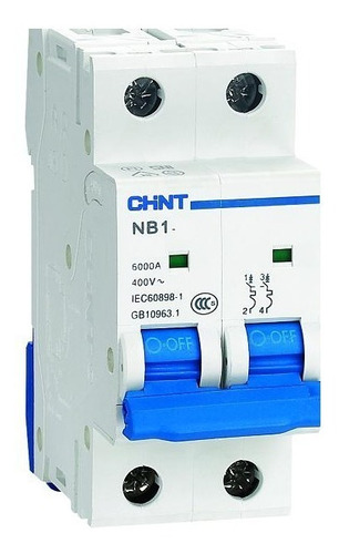 Breaker Termomagnetico 2x25a Nb1 Chint 
