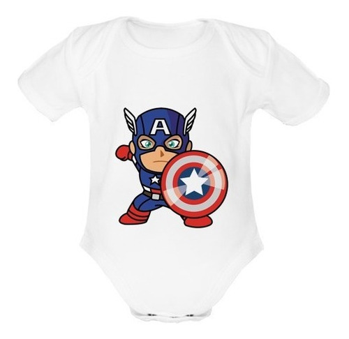 Imagen 1 de 1 de Baby Body Capitán América [ref. Bma0402]