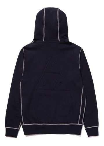 Poleron Huf Cg Embossed Hoodie Hombre Azul