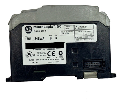 Plc Micrologix 1500 1764-24bwa (Usado)