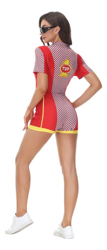 Traje De Carro De Corrida Feminino, Roupa De Corrida