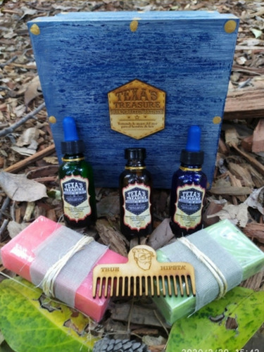 Kit Completo Cuidado De Barba Cabello Y Bigote