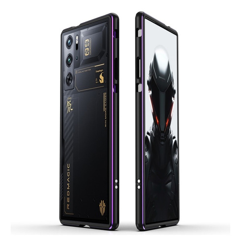 Funda Con Borde Metálico Tema Aurora Para Zte Nubia