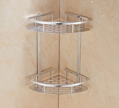 Esquinero Organizador Repisa De Baño Aluminio Ducha