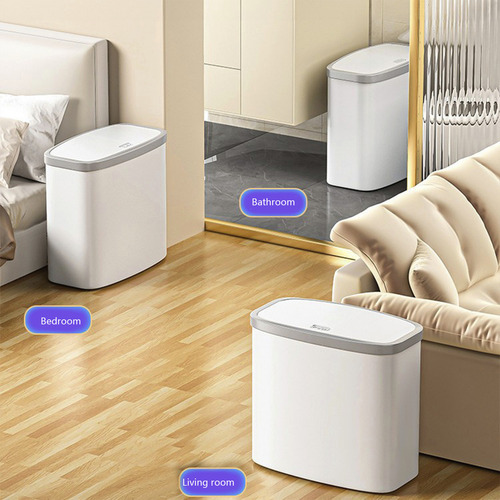 Bote De Basura De Baño Con Tapa Cubo De Basura Pequeño Con T