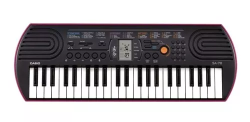 Teclado Musical Infantil Casio SA78 Rosa