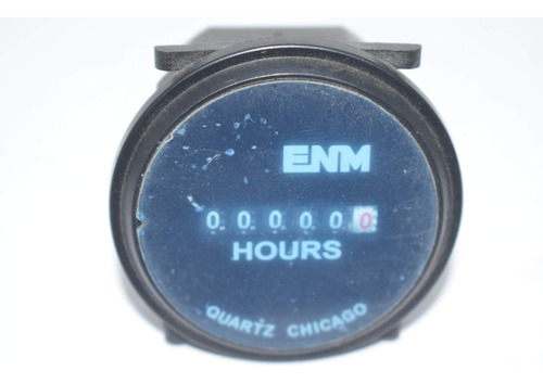 Medidor De Horas Enm Company T50a2 Cuarzo Redondo 6 Dígitos Color