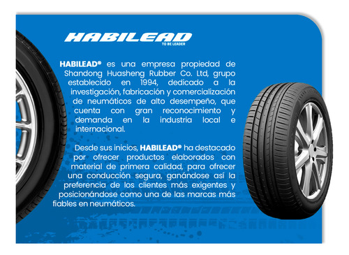 Pack 4 Llantas Habilead S2000 225/50r16 96 W