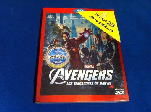 Blu Ray 3d Avengers Los Vengadores De Marvel