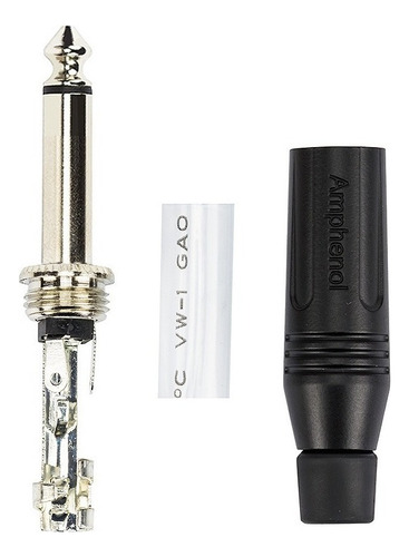 Cabo P10 X P10, Black Acpm-gb, Mono - Amphenol 3m