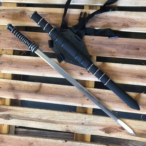 Espada De Blade Con Funda Arnes De Acero Katana Daga Fs13