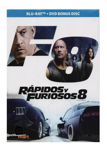 Rapidos Y Furiosos 8 Ocho Vin Diesel Pelicula Bluray + Dvd