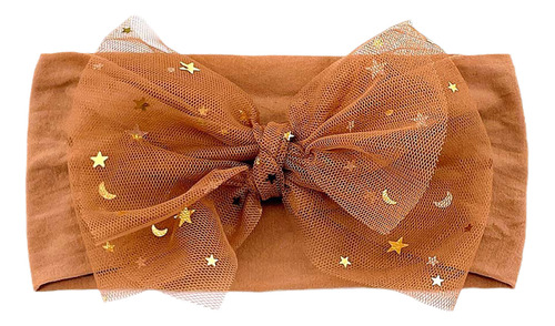 (cf) Diadema Bowknot Para Niños De Malla Con Forma De Estrel