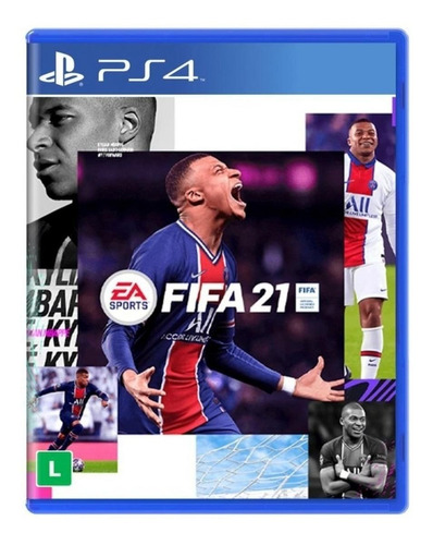 Imagem 1 de 4 de FIFA 21 Standard Edition Electronic Arts PS4  Físico