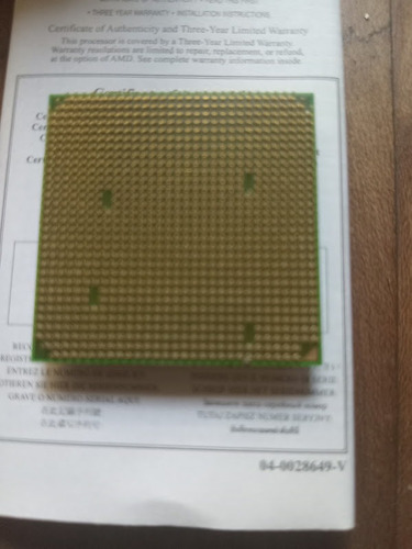 Procesador Amd Athlon 64 X2 4600+ 2,4 Ghz, Socket Am2 (Usado)