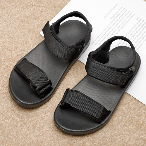 Sandalias De Playa Para Mujer Con Suela Blanda Y Velcro