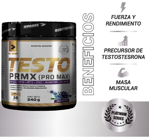 Imagen 3 de 6 de Testo Prmx - Pro Max - Pro Hormonal Body Advance