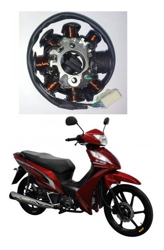 Estator 8 Bobinas Shineray Jet 50cc Modelo Original 15037