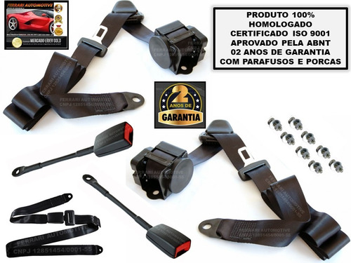Kit Cinto De Segurança Para Caminhão Mercedes 608 609 709 91
