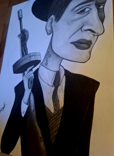 Caricaturas A Mão (com Grafite)