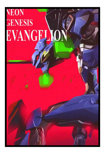 Cuadro Premium Poster 33x48cm Evangelion Anime Japon